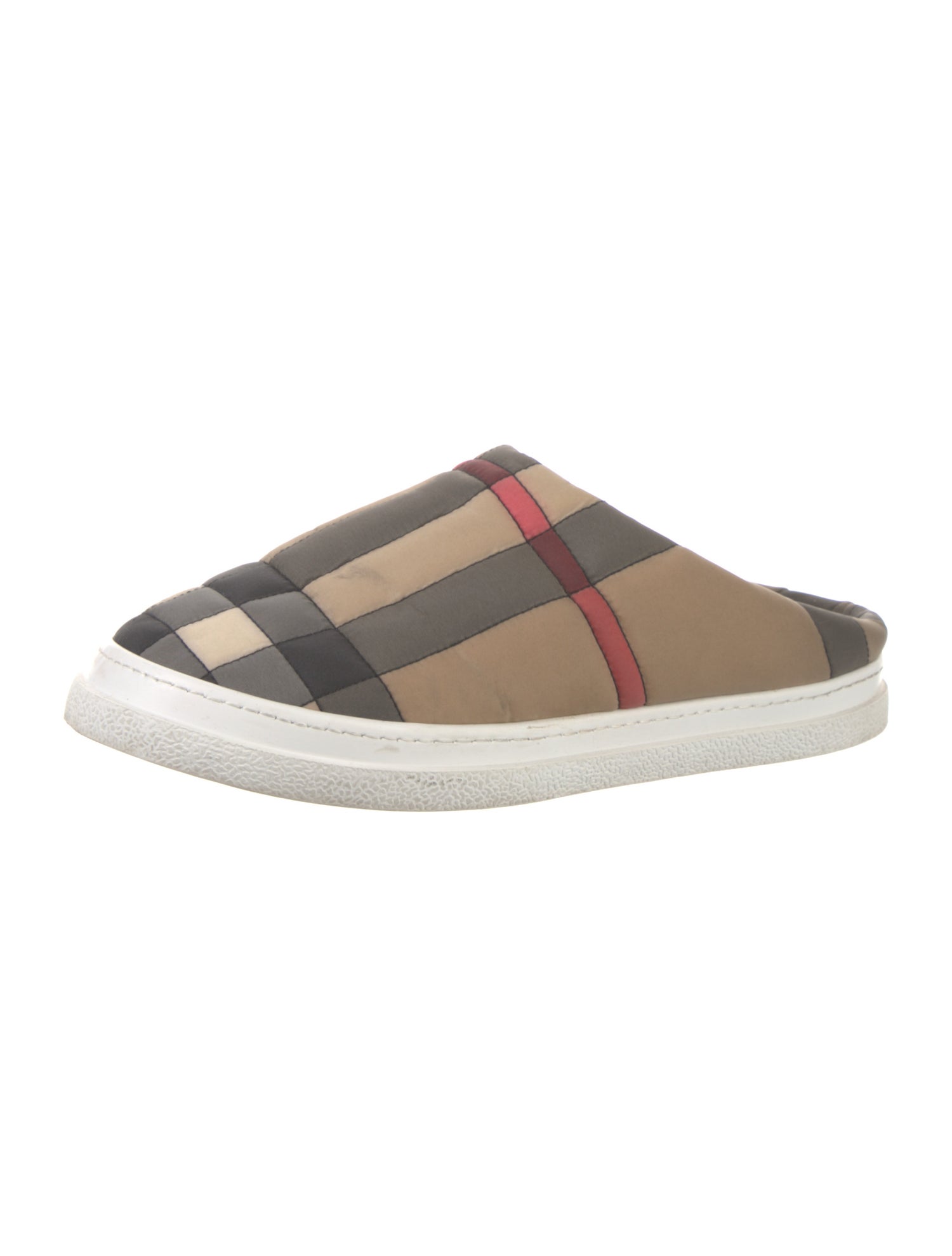 Burberry House Check Pattern Nylon Flats
