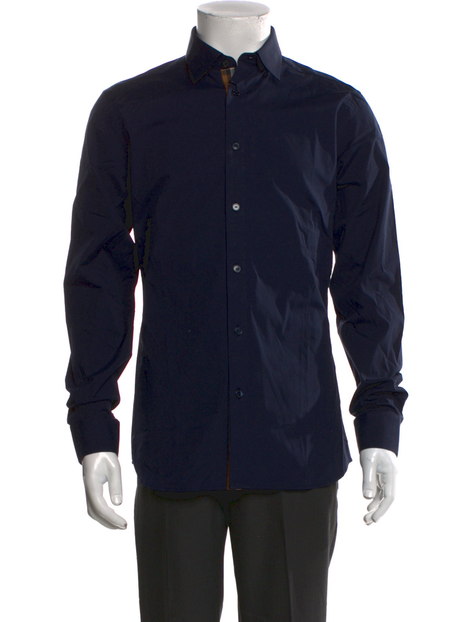 Burberry TB Monogram Long Sleeve Dress Shirt