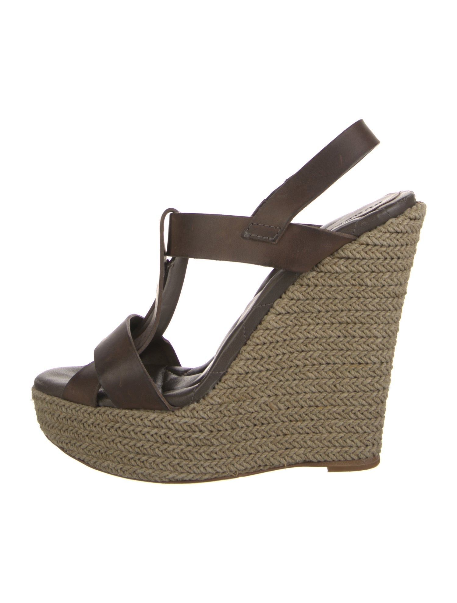 Burberry Leather Espadrilles