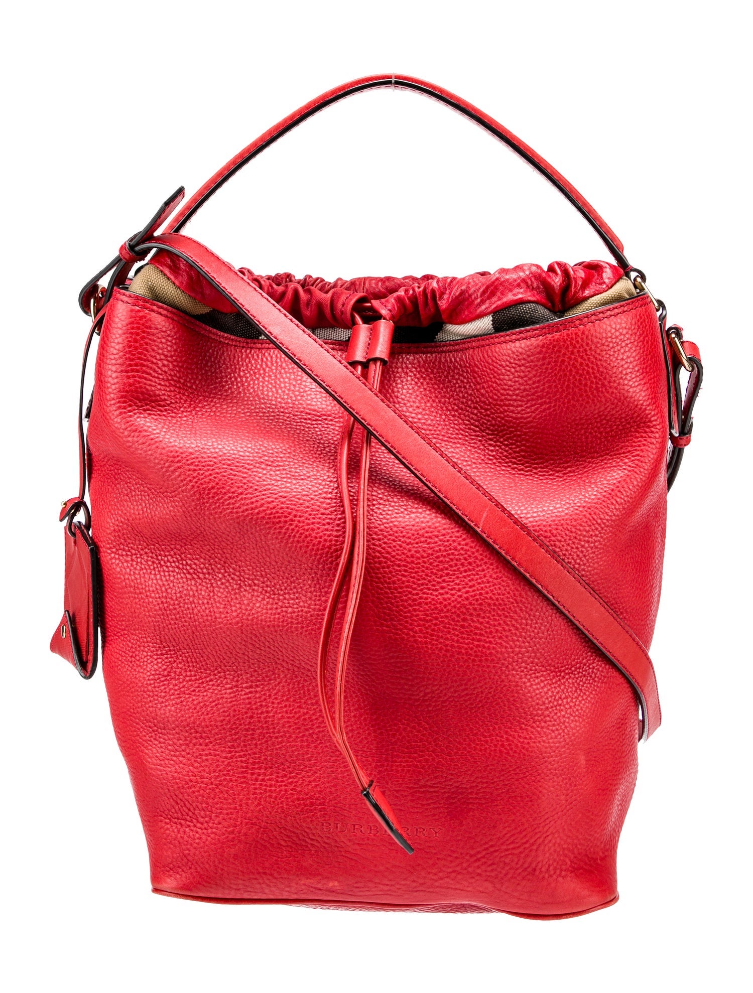 Burberry Exploded Check Top Handle Bag