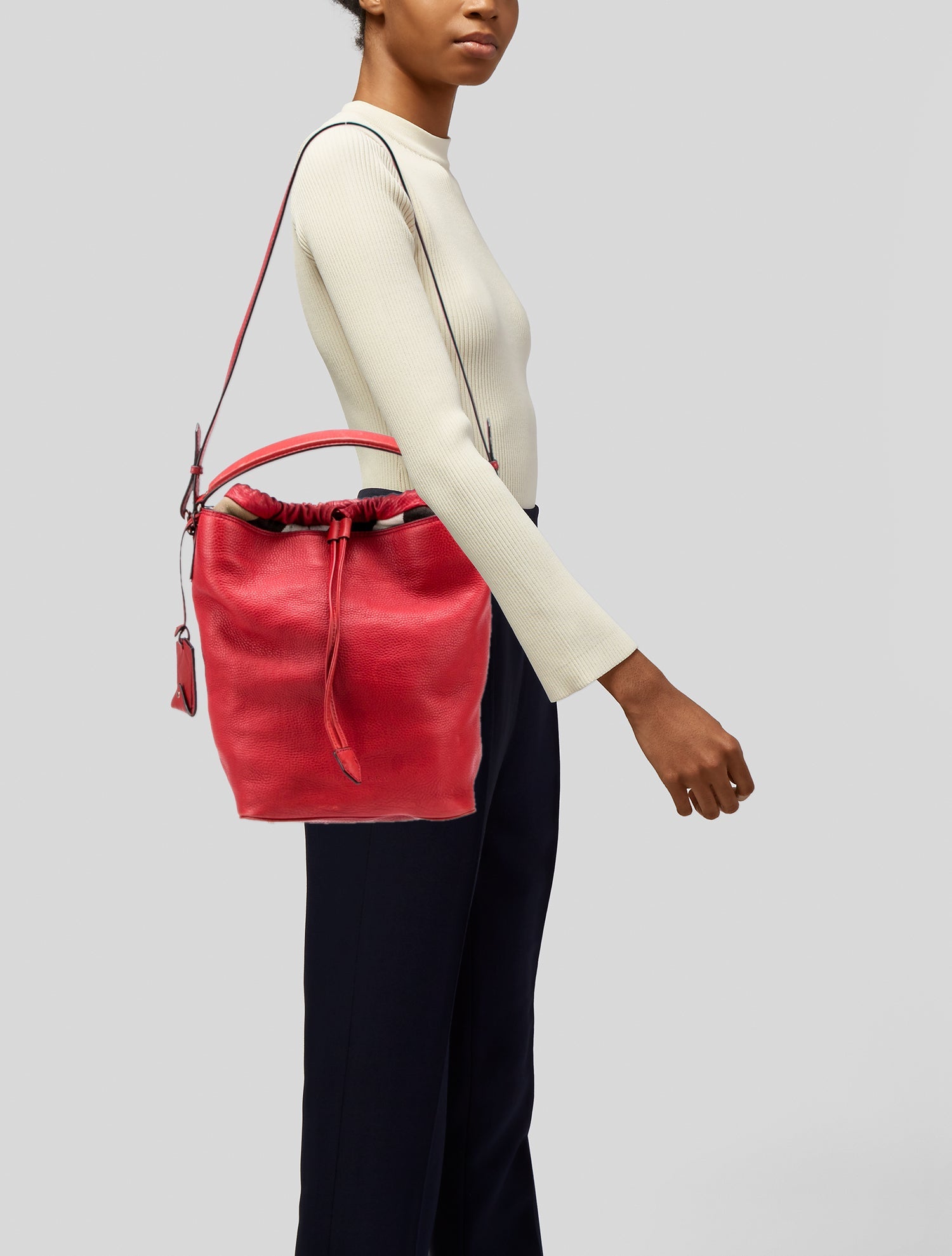 Burberry Exploded Check Top Handle Bag