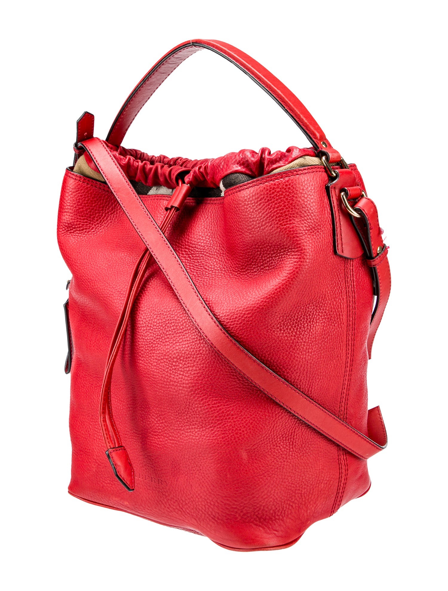 Burberry Exploded Check Top Handle Bag