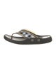 Burberry PVC Printed Flip Flops