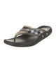 Burberry PVC Printed Flip Flops