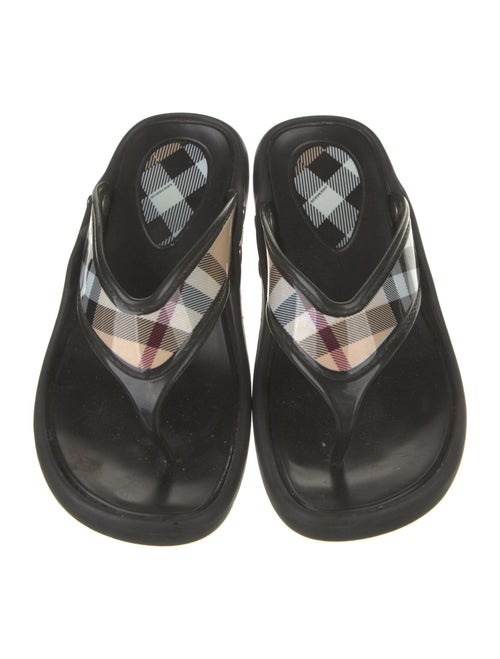 Burberry PVC Printed Flip Flops