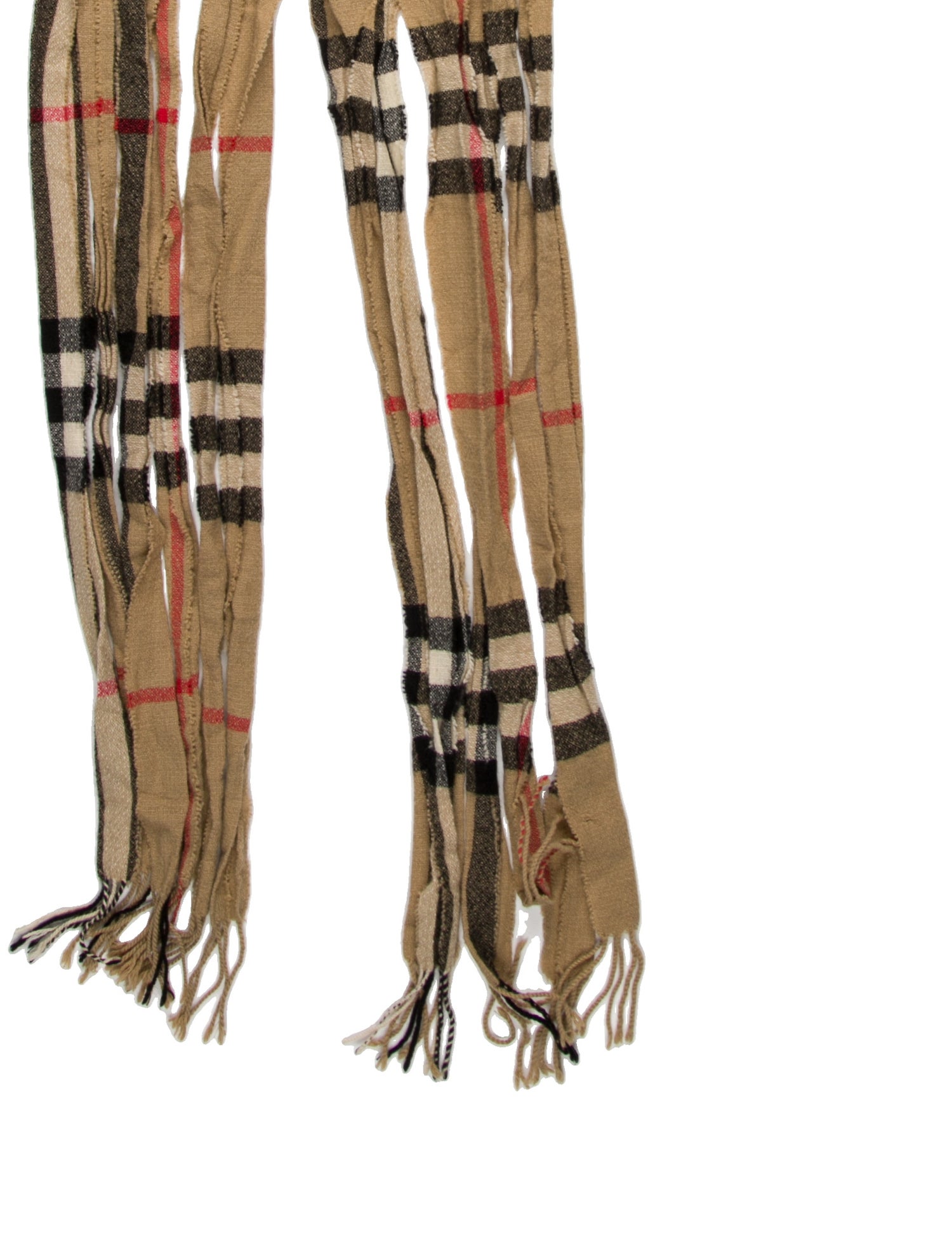 Burberry Plaid Print Scarf