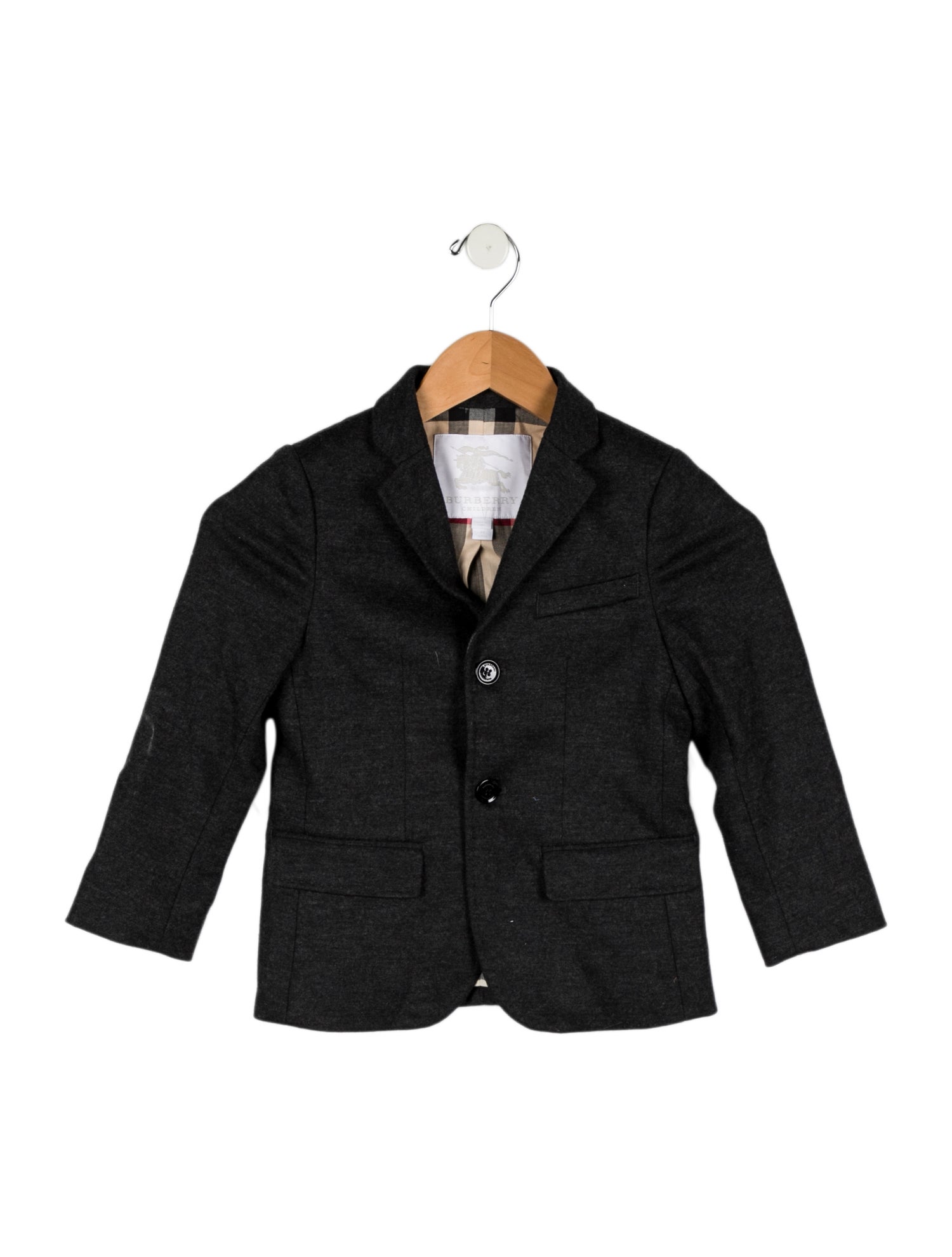 Burberry Burberry girls virgin wool jacket