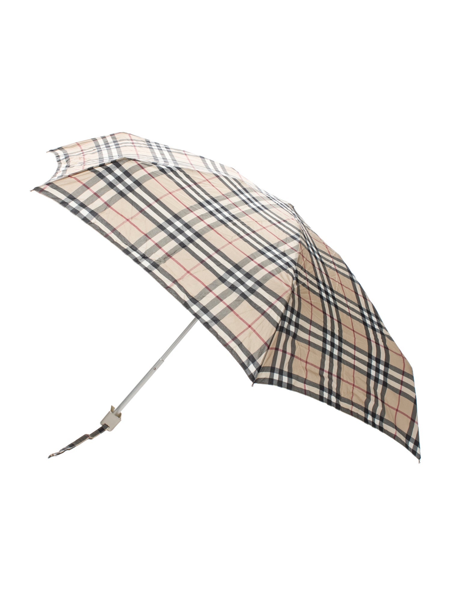 【送料&関税込】Burberry Printed Nylon Umbrella Burberry vintage check folding umbrella