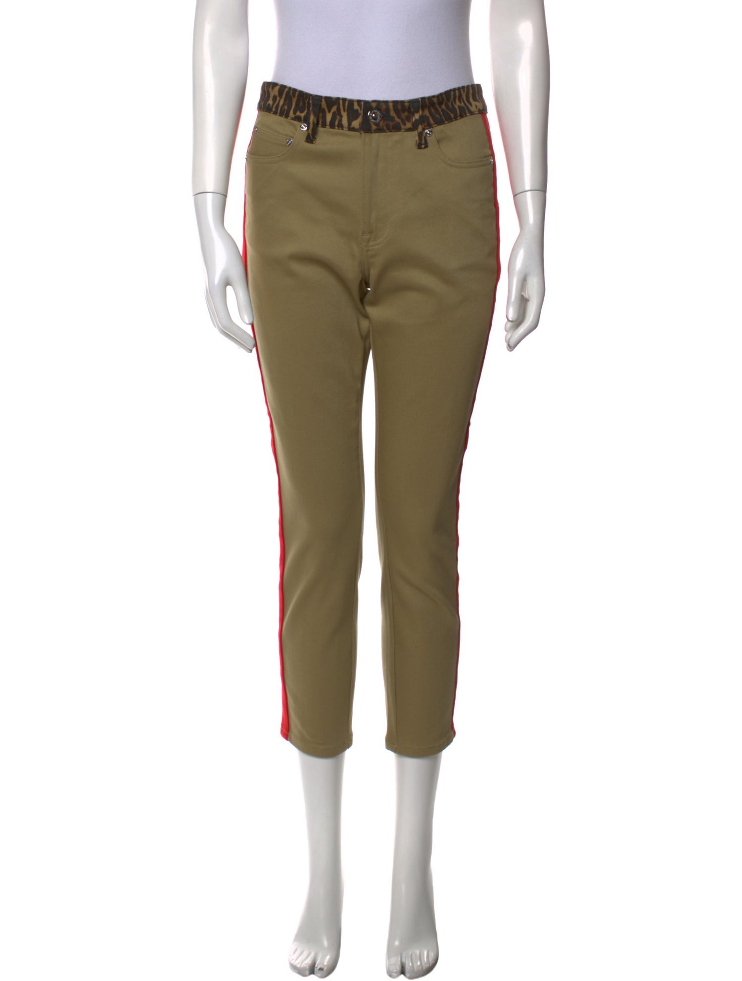 Burberry High-Rise Skinny Leg Jeans