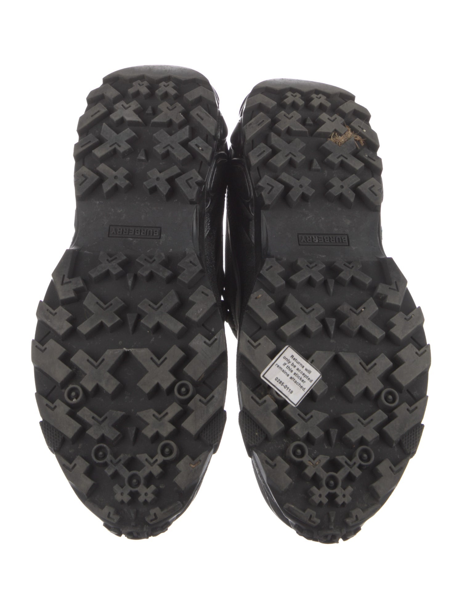 Burberry Colorblock Pattern Sneakers