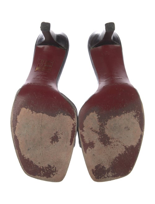 Burberry Canvas Printed Slides