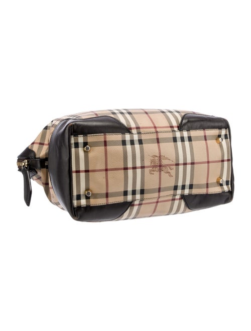 Burberry Haymarket Check Top Handle Bag