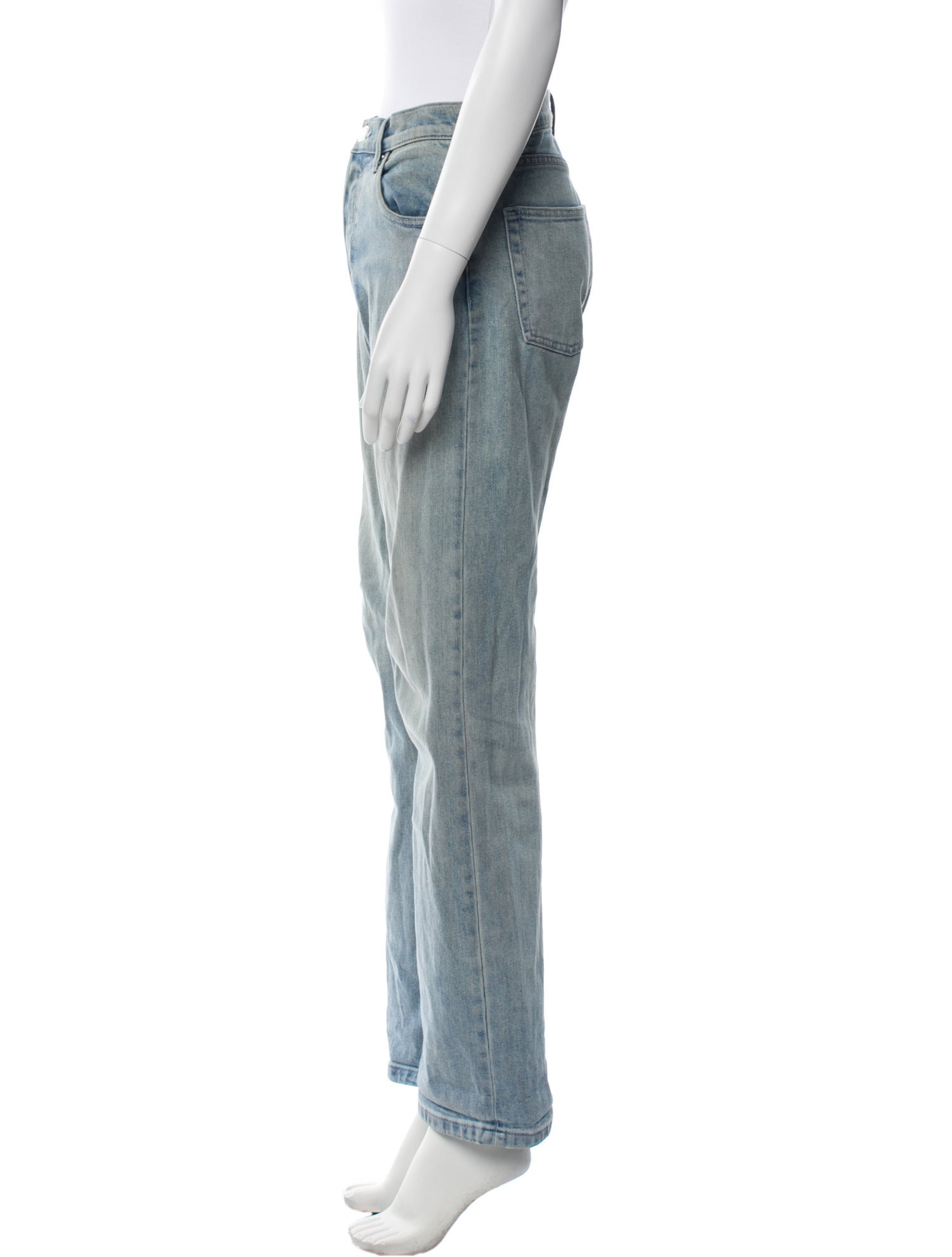 Burberry Mid-Rise Straight Leg Jeans