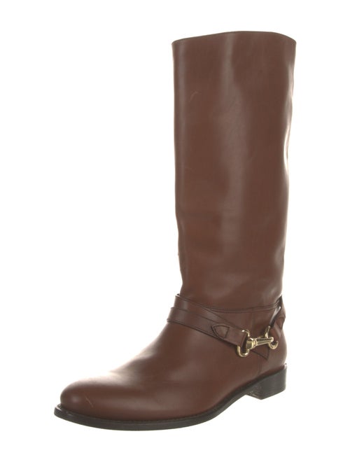 Burberry Leather Riding Boots
