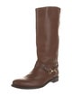 Burberry Leather Riding Boots