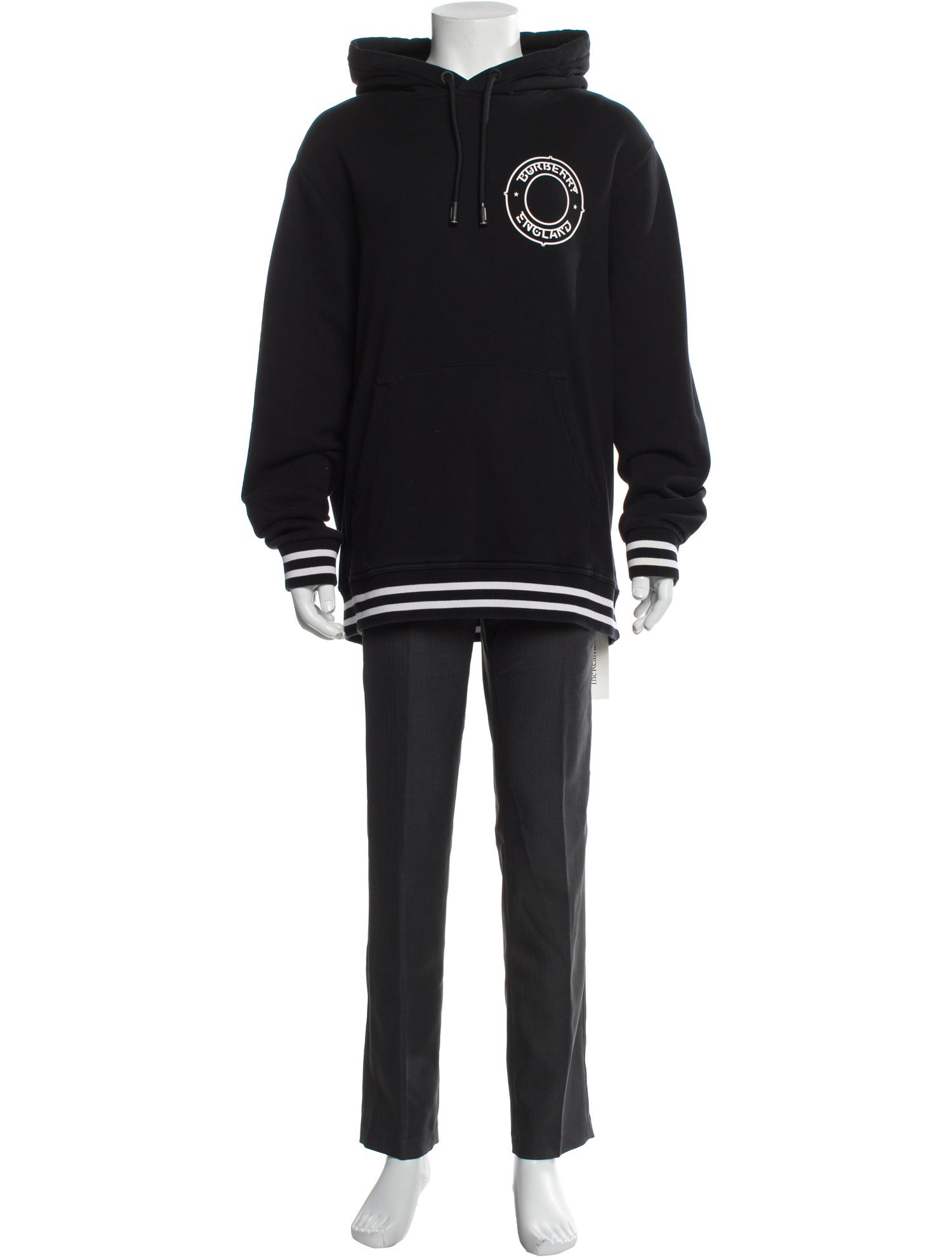 Burberry Graphic Print Crew Neck Hoodie