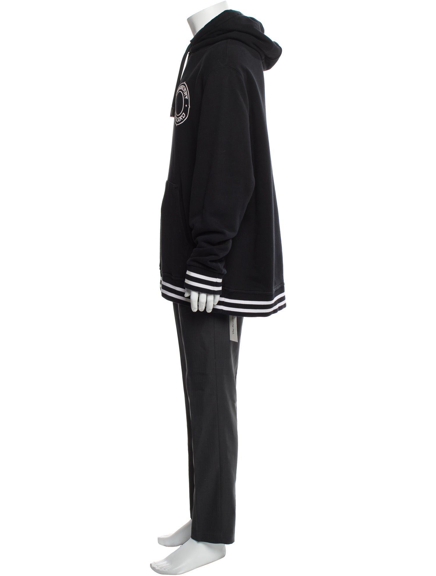 Burberry Graphic Print Crew Neck Hoodie