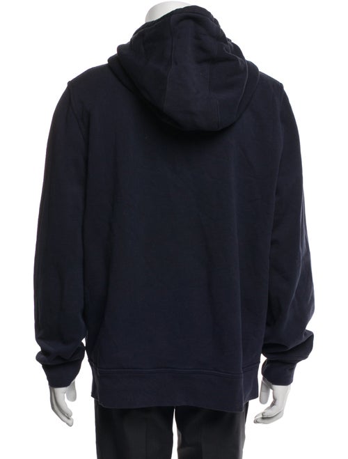 Burberry Exploded Check Pattern V-Neck Hoodie