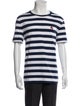 Burberry Striped Crew Neck T-Shirt