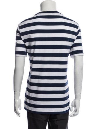 Burberry Striped Crew Neck T-Shirt
