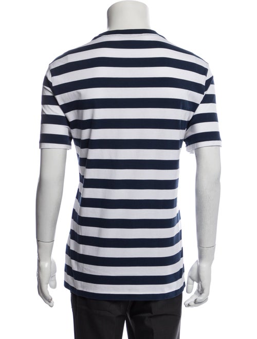 Burberry Striped Crew Neck T-Shirt