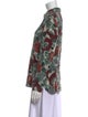 Burberry Silk Printed Button-Up Top