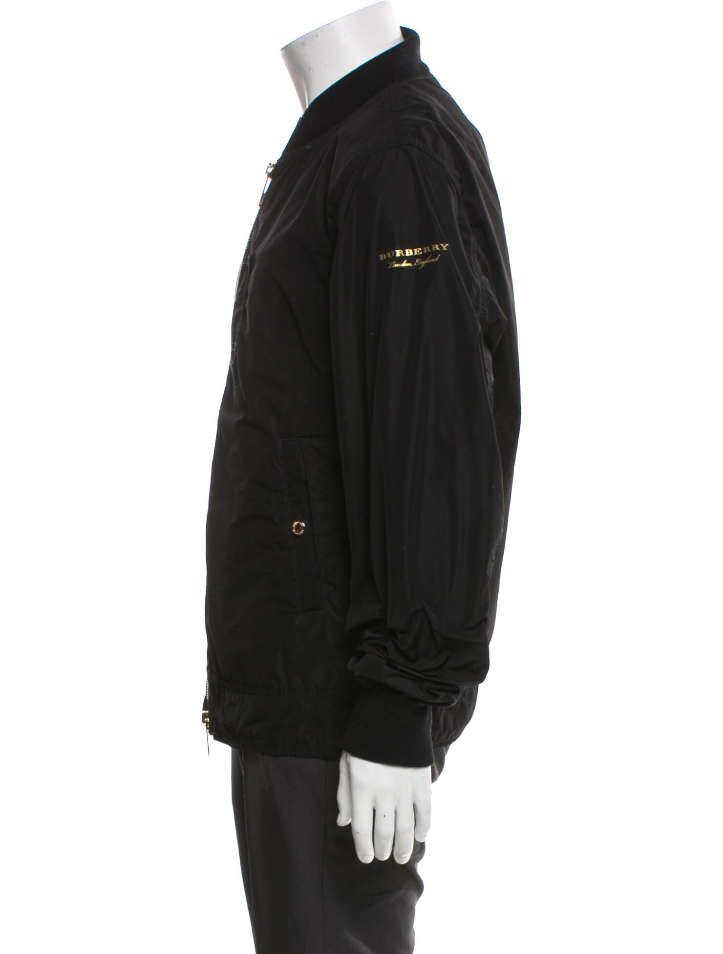 Burberry Nova Check Pattern Bomber Jacket