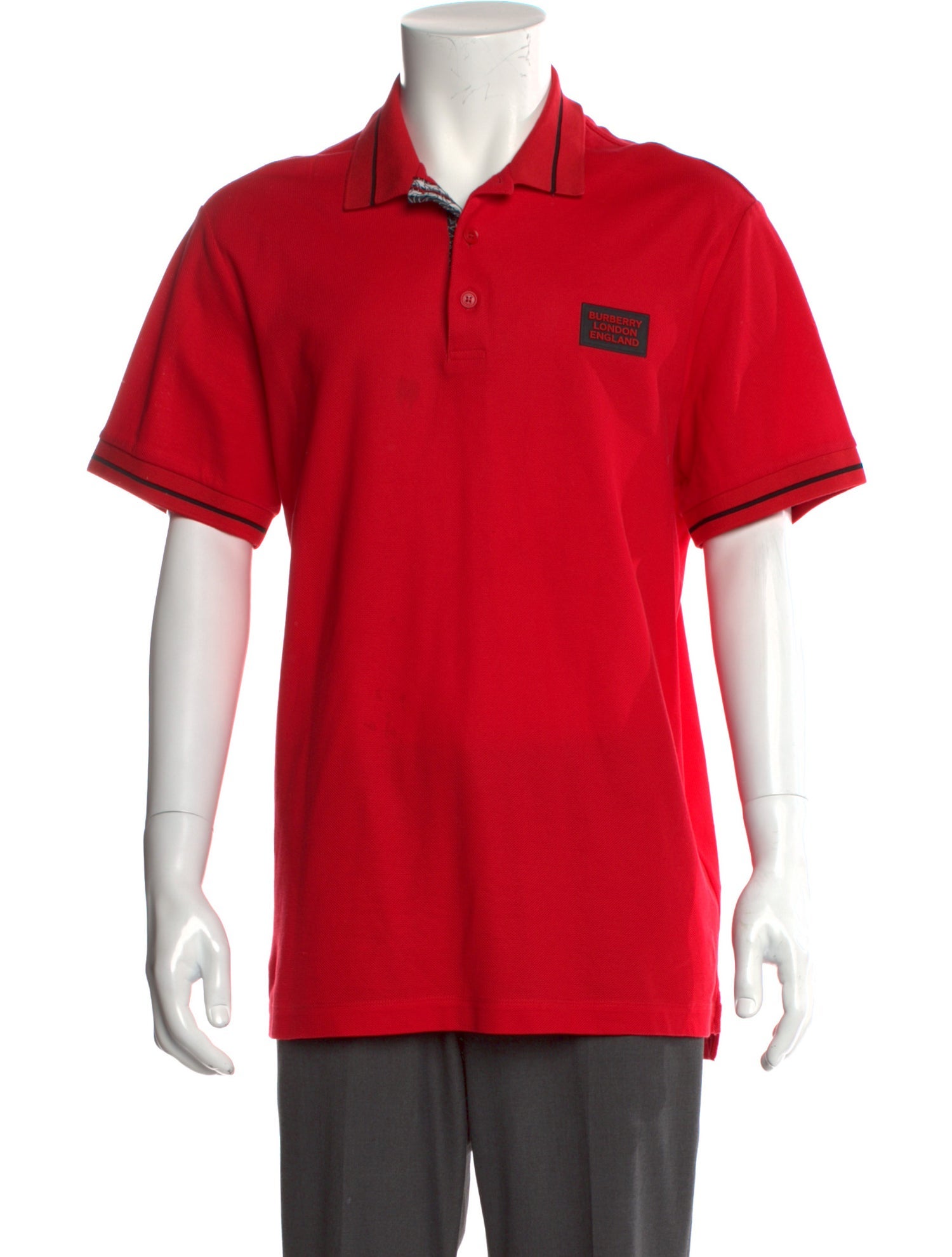 Burberry Collar Short Sleeve Polo Shirt