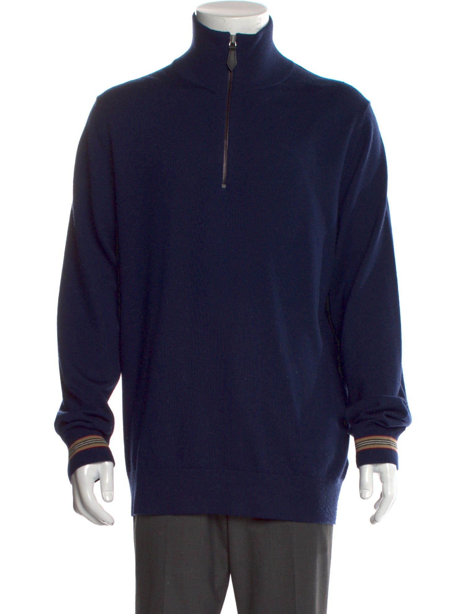 Burberry Wool Mock Neck Pullover