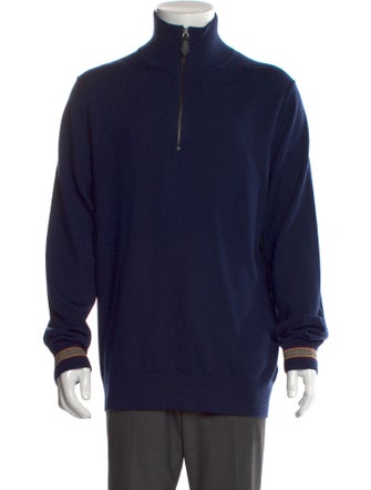 Burberry Wool Mock Neck Pullover