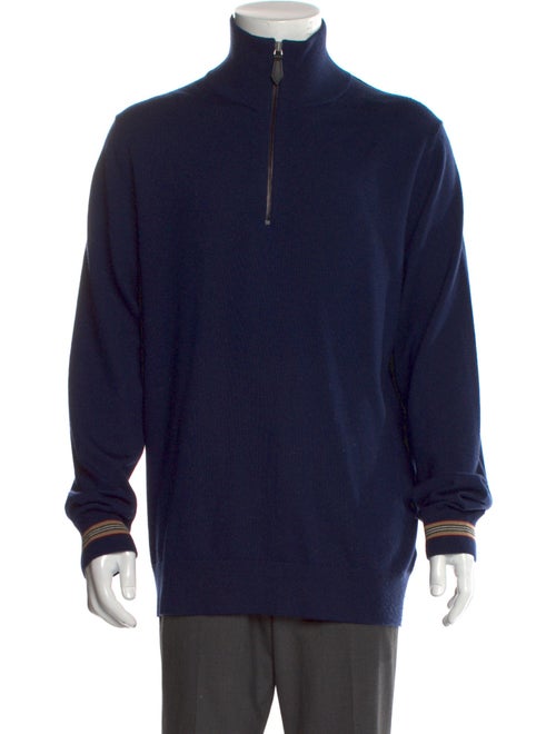 Burberry Wool Mock Neck Pullover