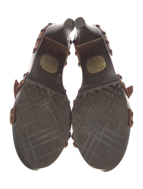 Burberry Leather Slides