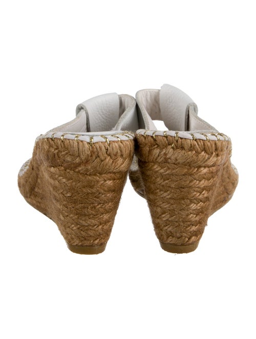 Burberry Nova Check Pattern Leather Espadrilles