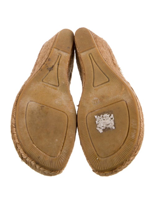 Burberry Nova Check Pattern Leather Espadrilles