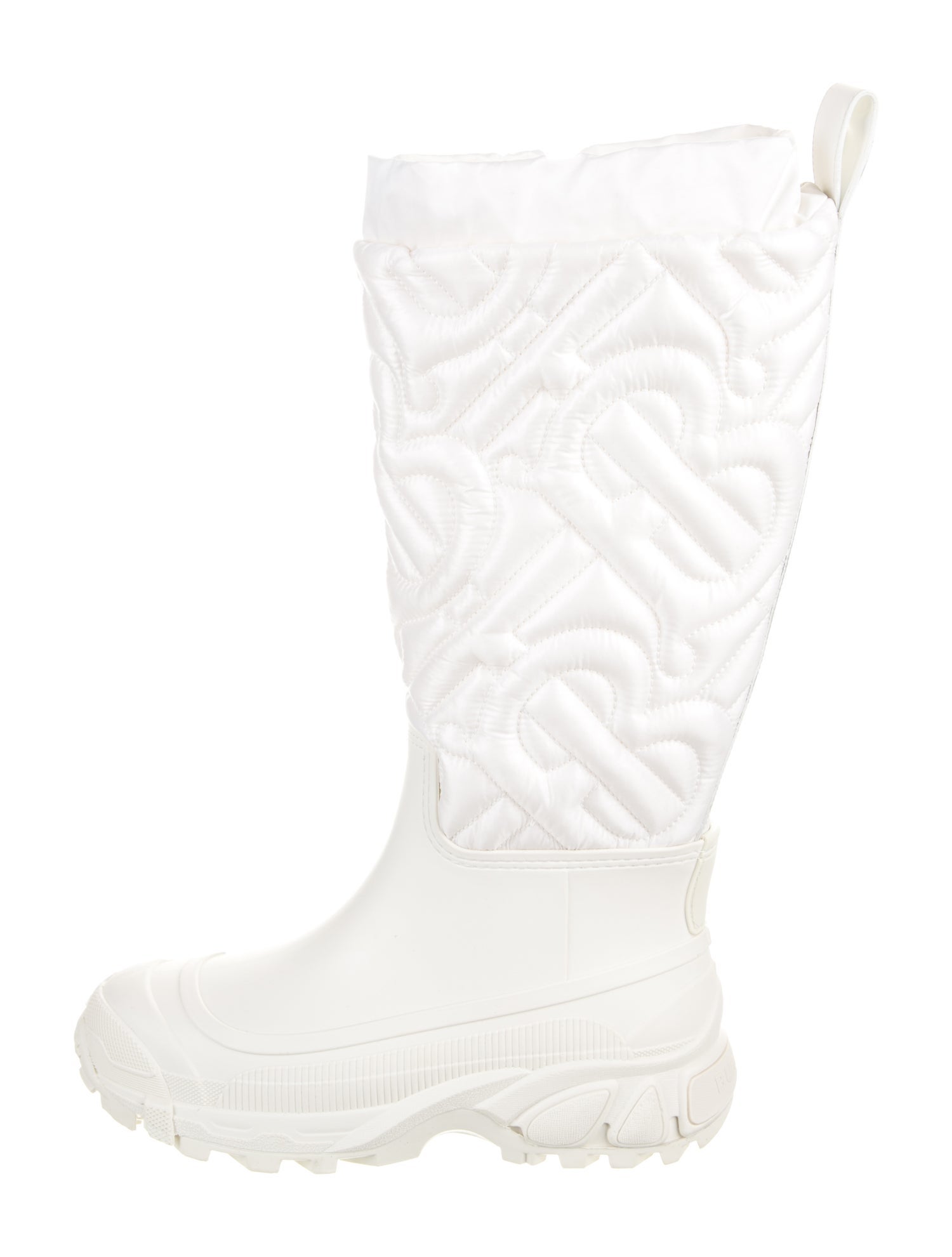 Burberry TB Monogram Rubber Rain Boots