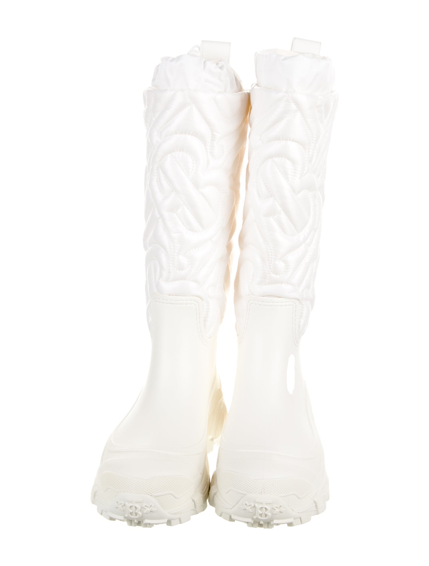 Burberry TB Monogram Rubber Rain Boots