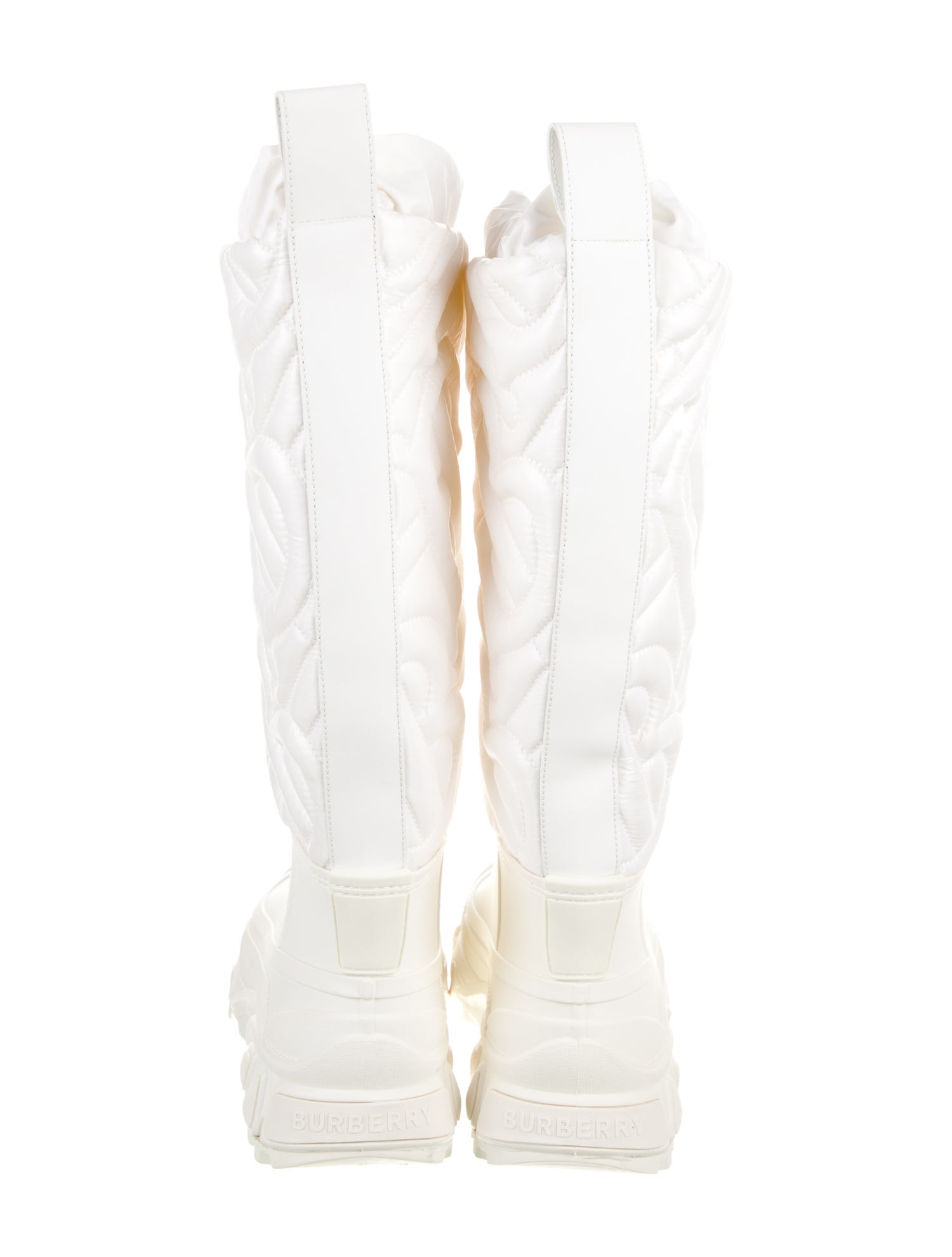 Burberry TB Monogram Rubber Rain Boots