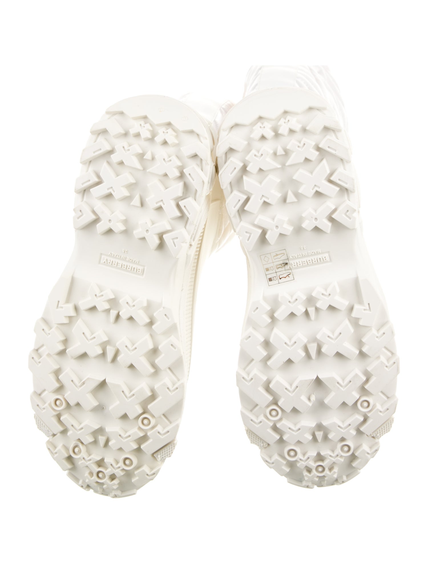 Burberry TB Monogram Rubber Rain Boots