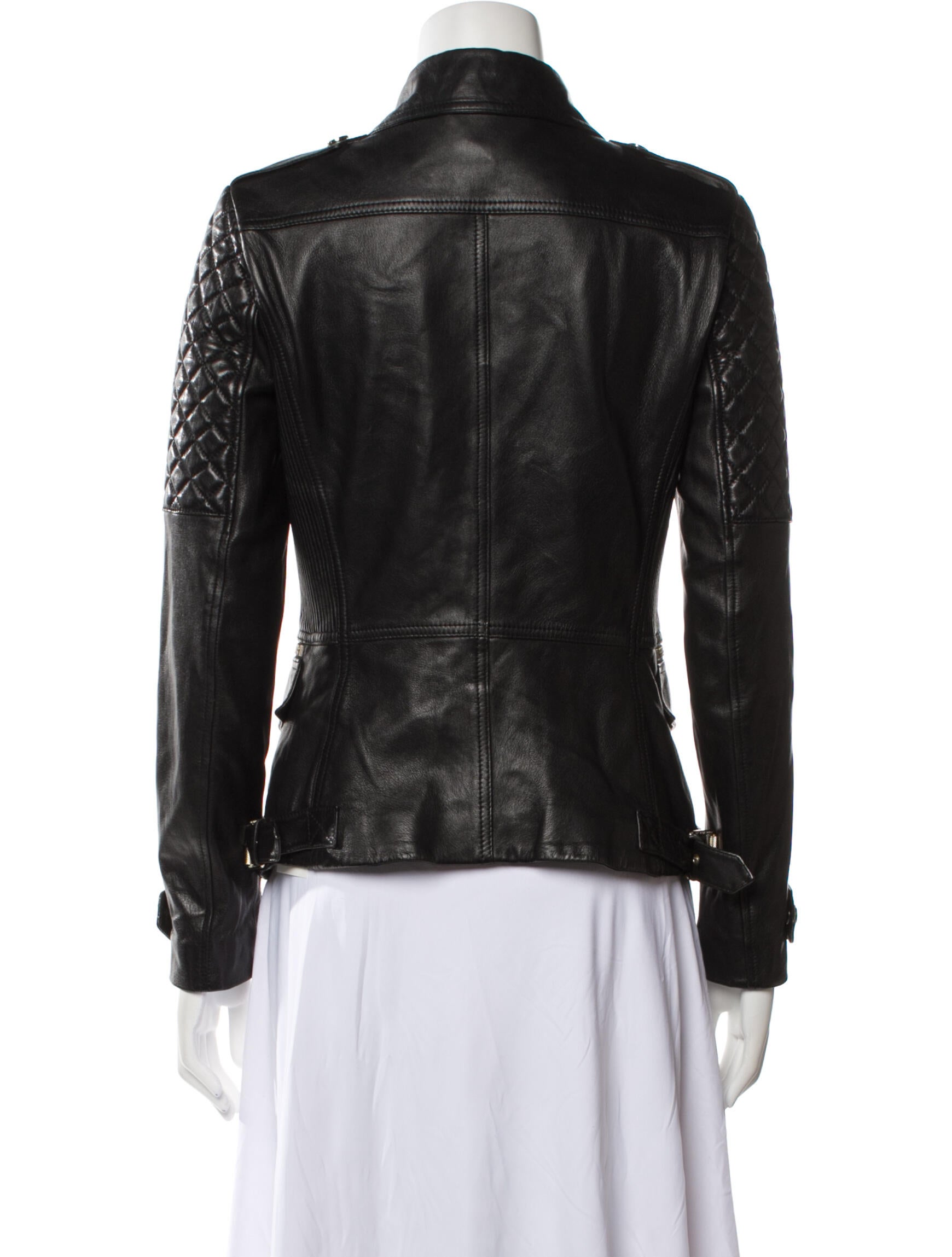 Burberry Leather Biker Jacket