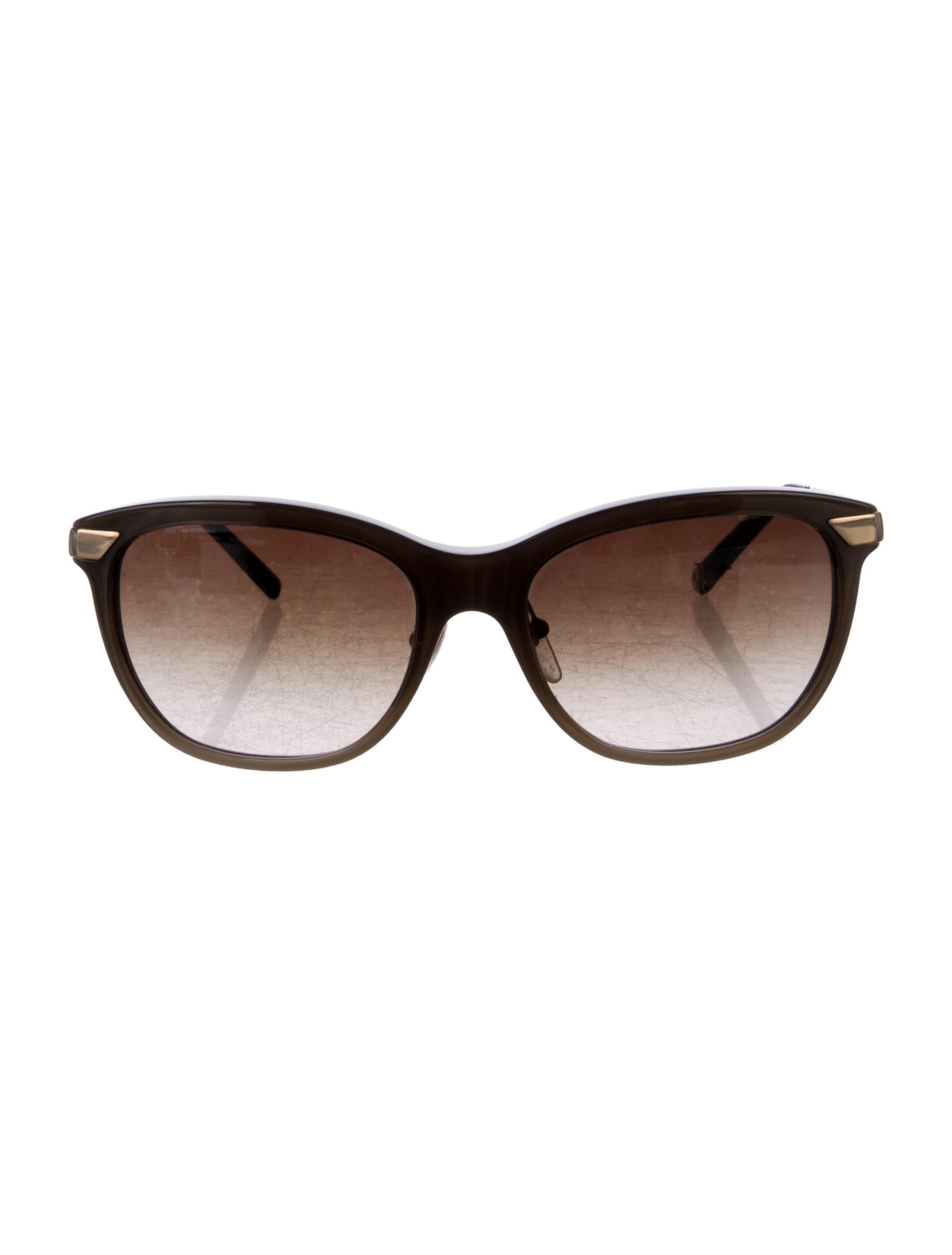 Burberry House Check Pattern Wayfarer Sunglasses