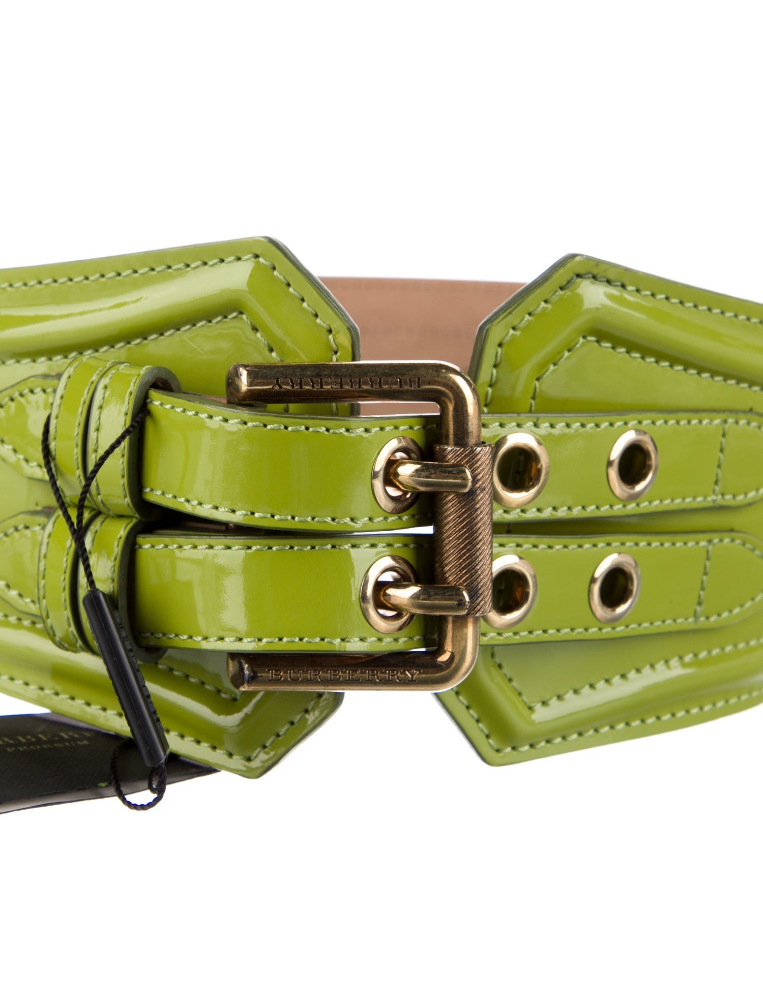 Burberry Prorsum Wide Patent Leather Waist Belt