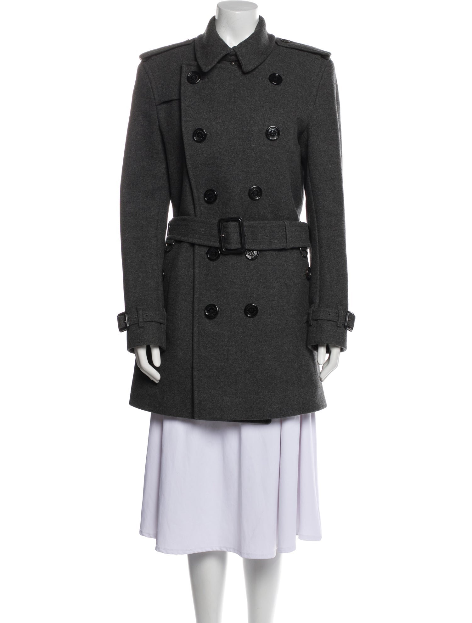 Burberry London Wool Trench Coat w/ Tags