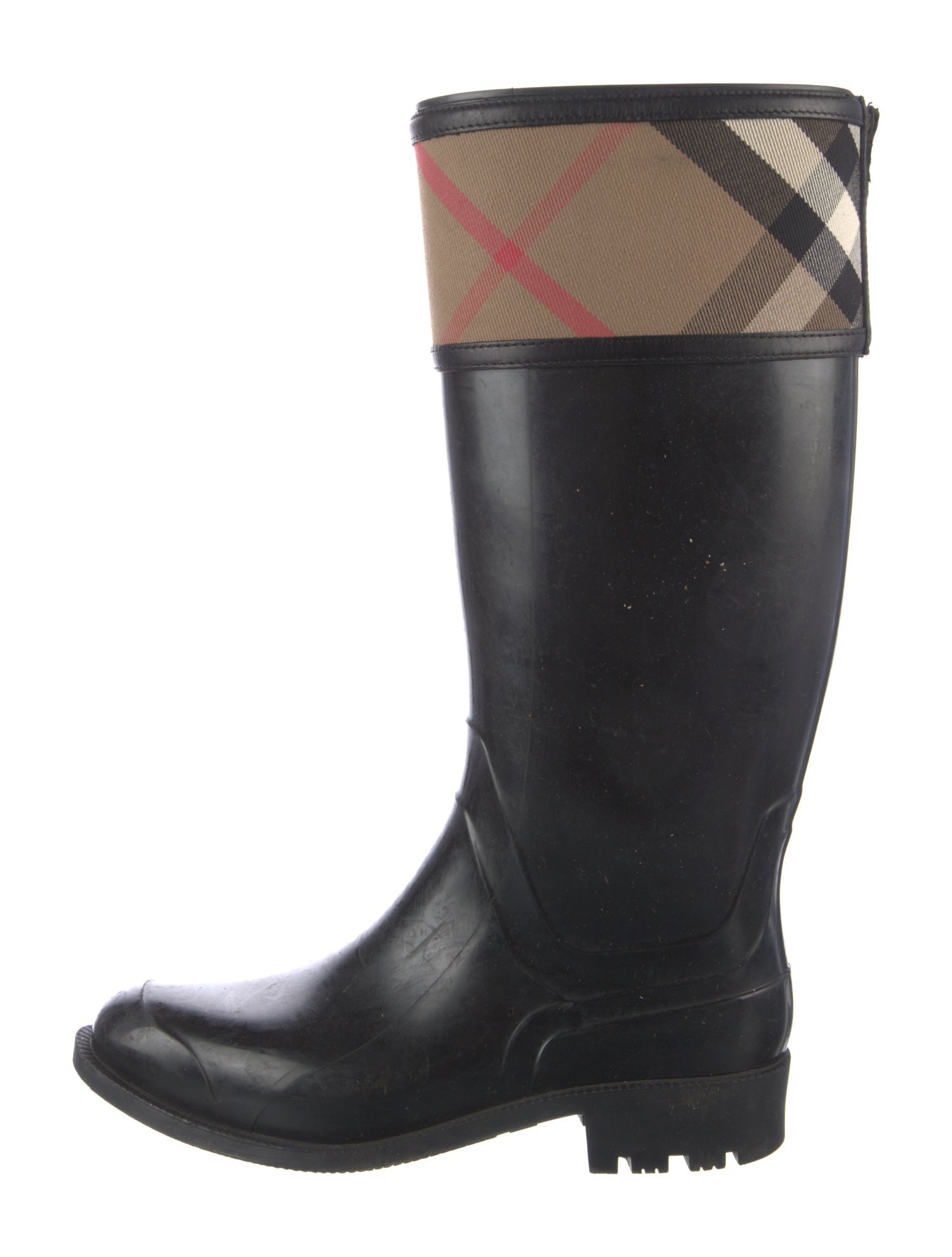 Burberry Rubber Printed Rain Boots
