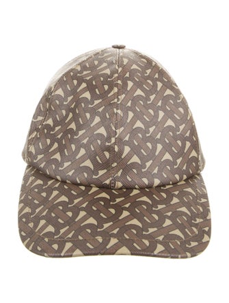 Burberry Coated Canvas TB Monogram Baseball Cap