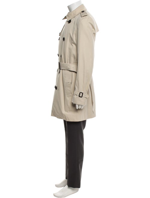 Burberry Nova Check Pattern Trench Coat