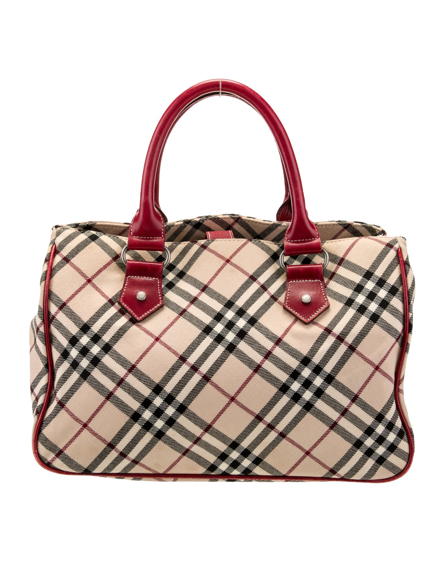 Burberry Blue Label Nova Check Top Handle Bag