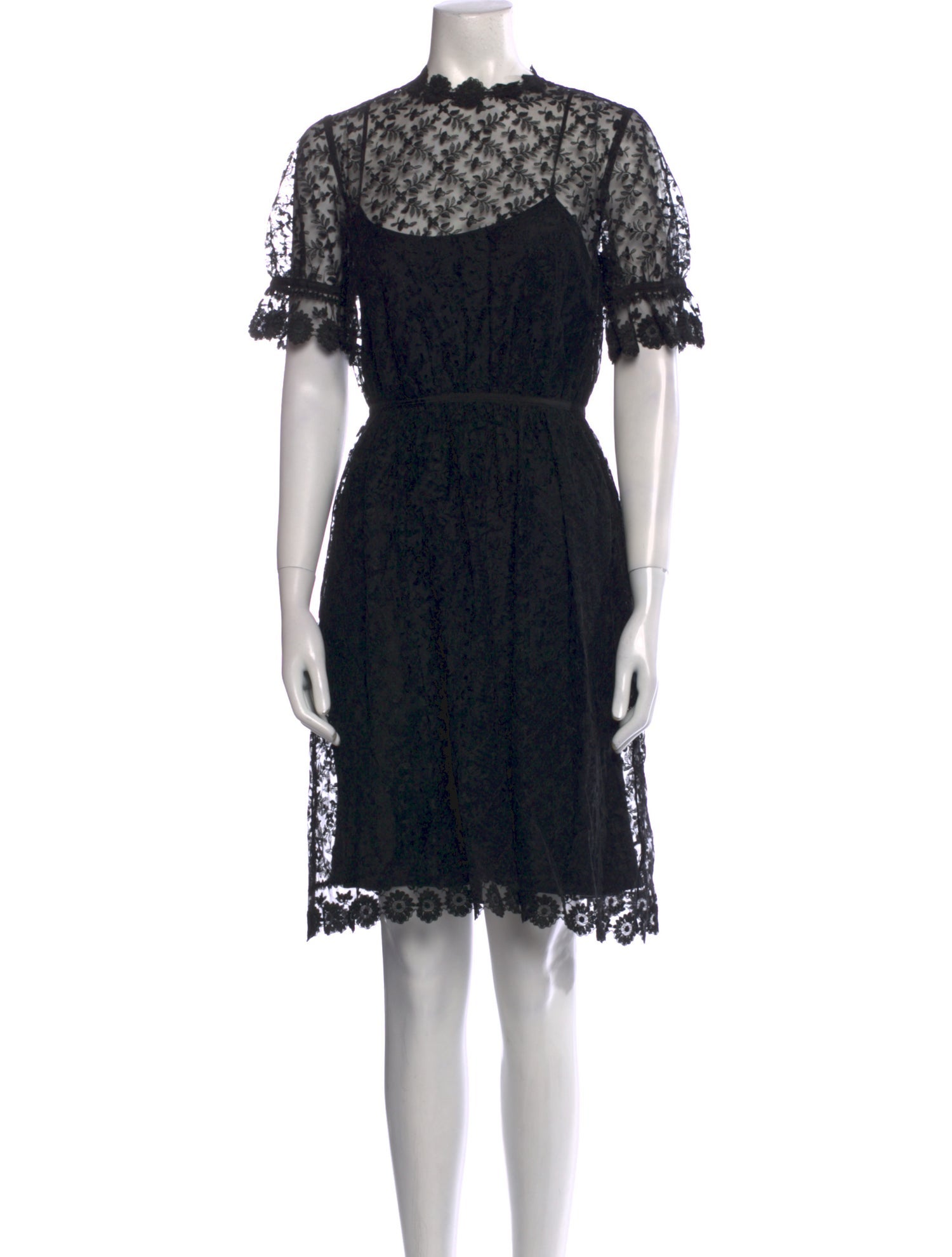 Burberry Silk Knee-Length Dress