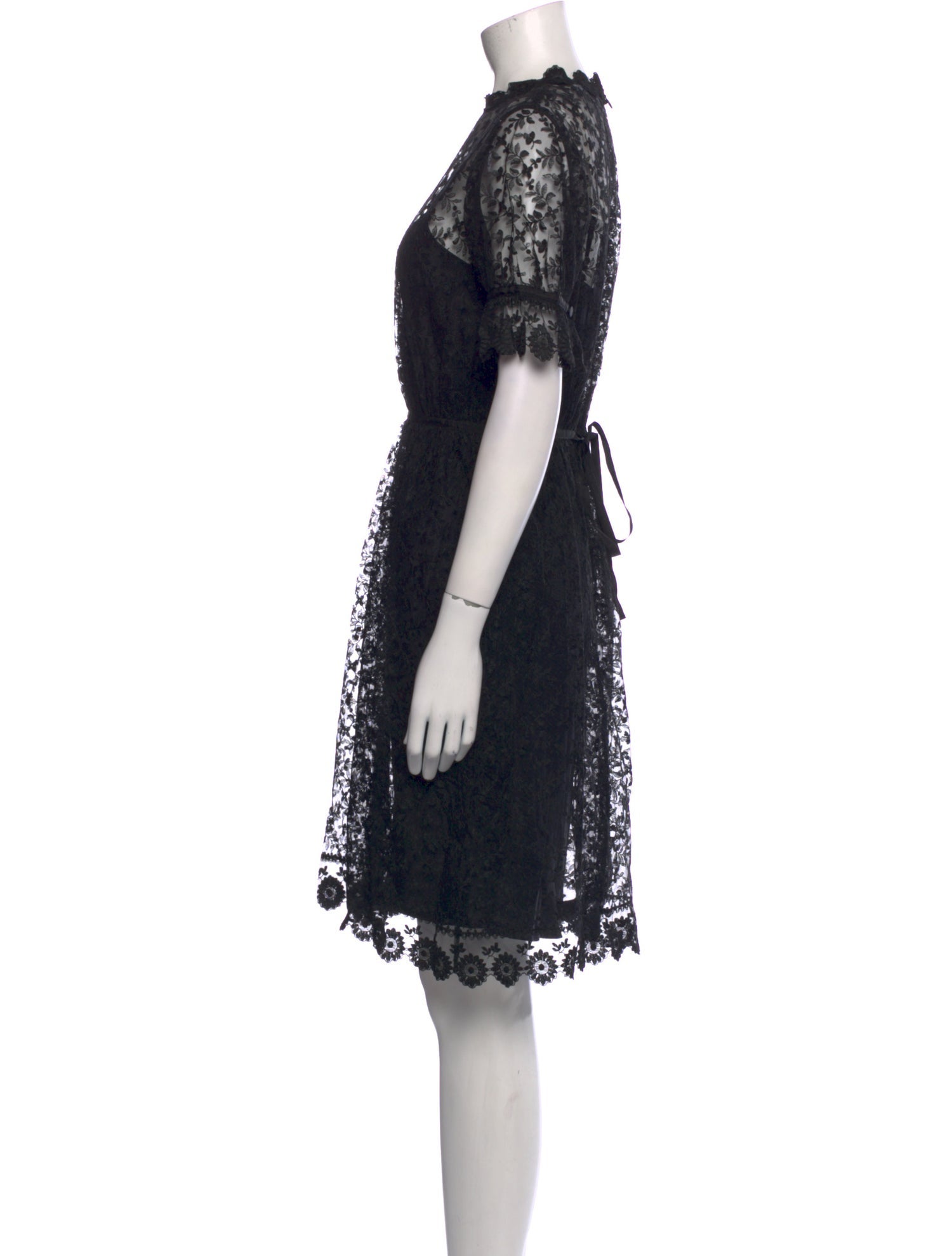 Burberry Silk Knee-Length Dress