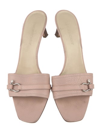 Burberry Leather Slides