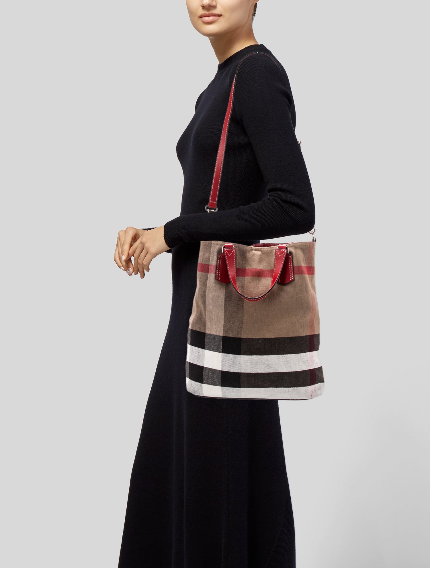 Burberry Exploded Check Shoulder Bag